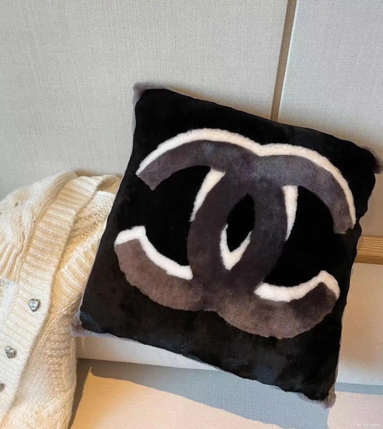 PILLOW SHEARLING THROW COCO 0619